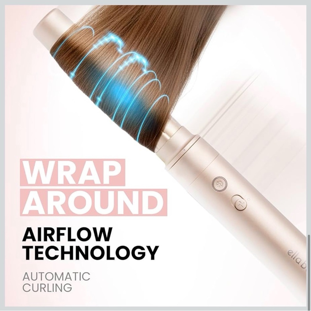 Airwrap Styler 6 in 1 Professional Hot Air Styler Champagne Color - Picture 4 of 14